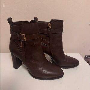 Lauren Ralph Lauren Chocolate Heeled Boots